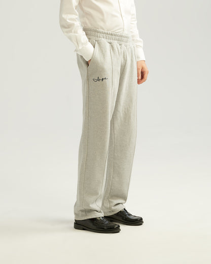 Pleated Sweatpants Grey