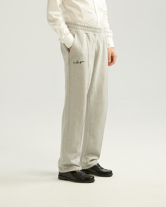 Pleated Sweatpants Grey