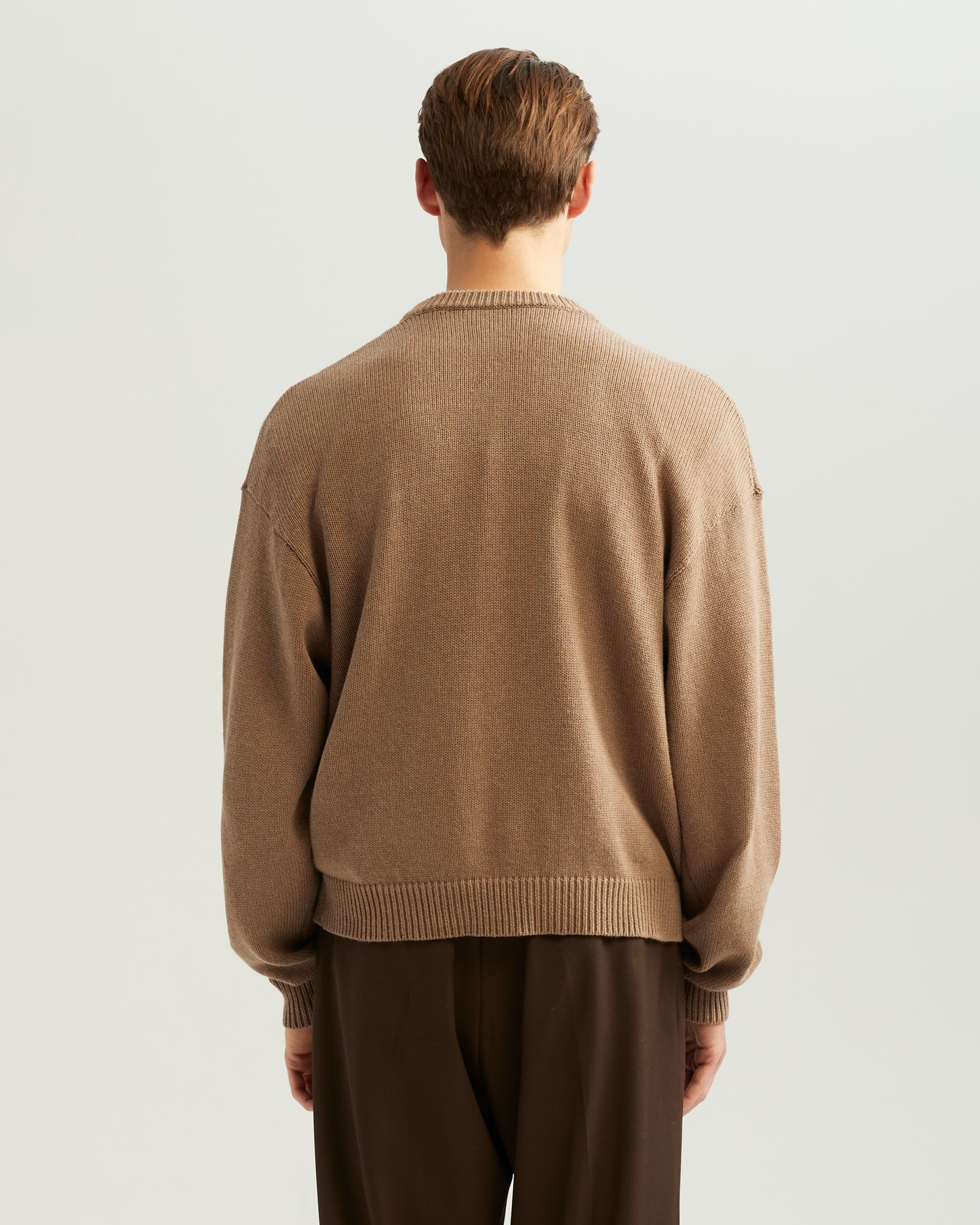 Rope Knit Sweater Brown