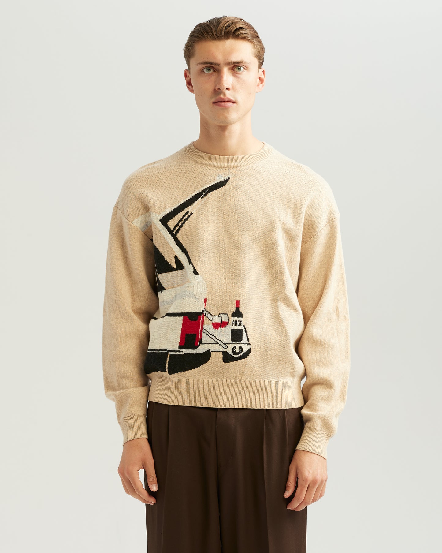 Winedrive Knit Sweater Sand