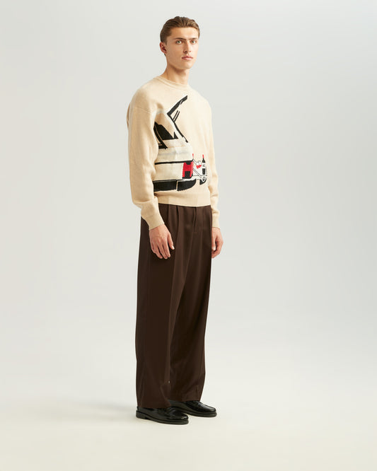Winedrive Knit Sweater Sand