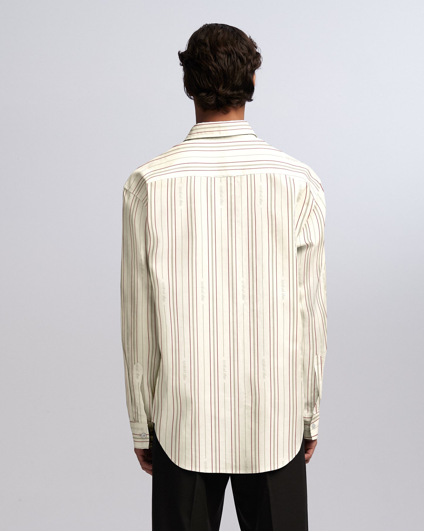 Logo Infused Pinstripe Shirt