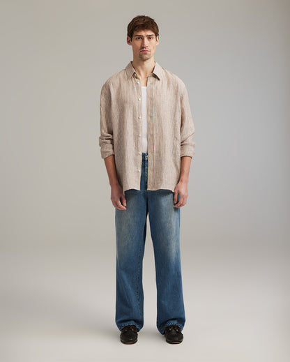 Linen shirt beige