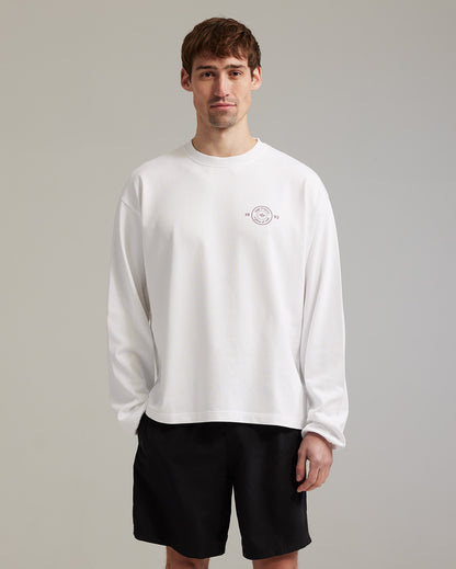 GOW shield longsleeve white