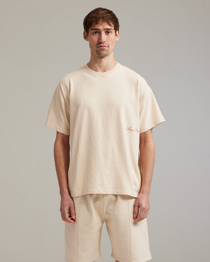Nightwalk t-shirt oatmeal melange