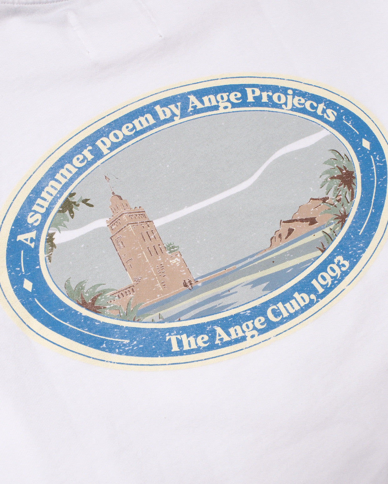 Summer poem t-shirt white