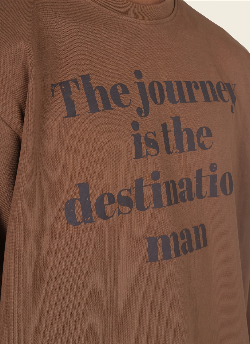 The Journey Tee Brown