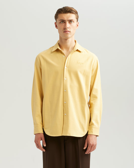 Herringbone Shirt Yellow