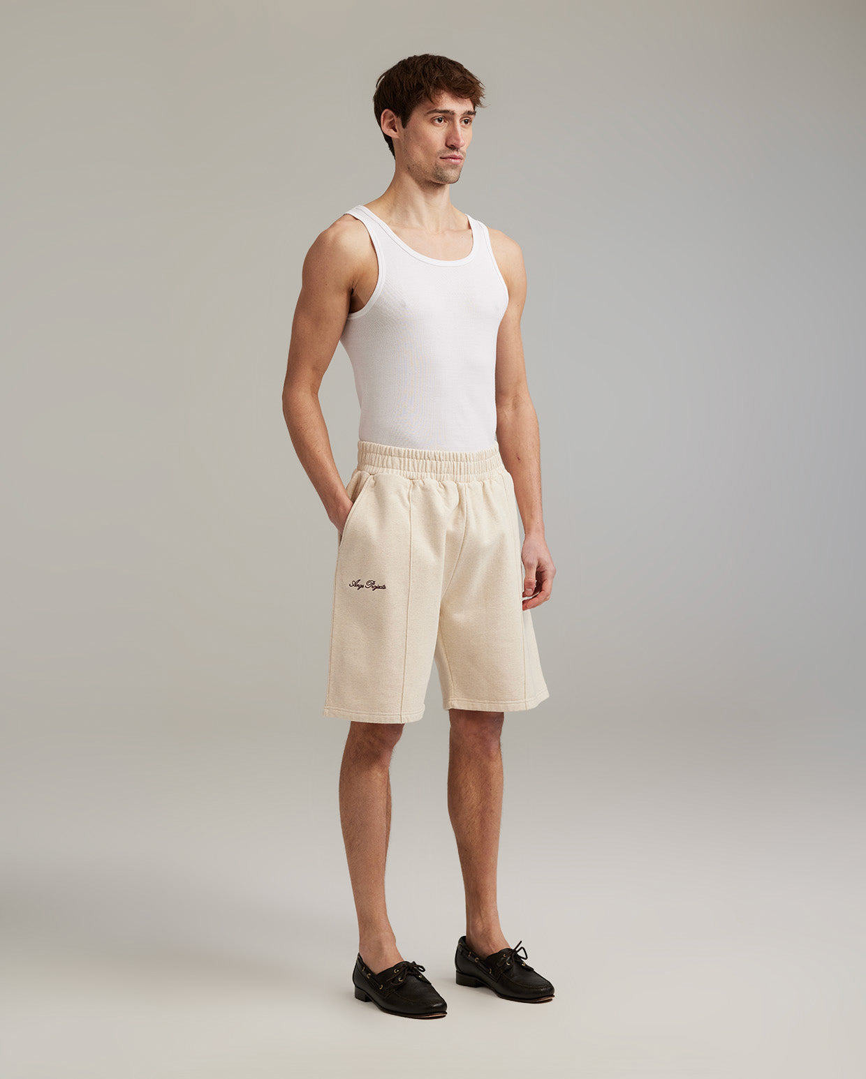Sweatshorts oatmeal melange