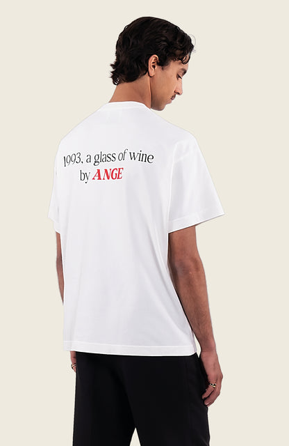 Glass of Wine T-shirt White