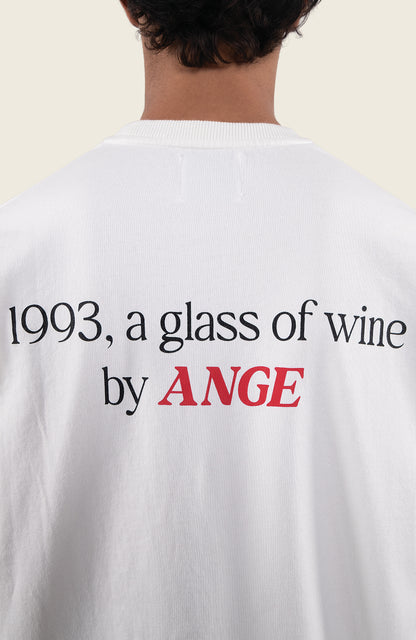 Glass of Wine T-shirt White