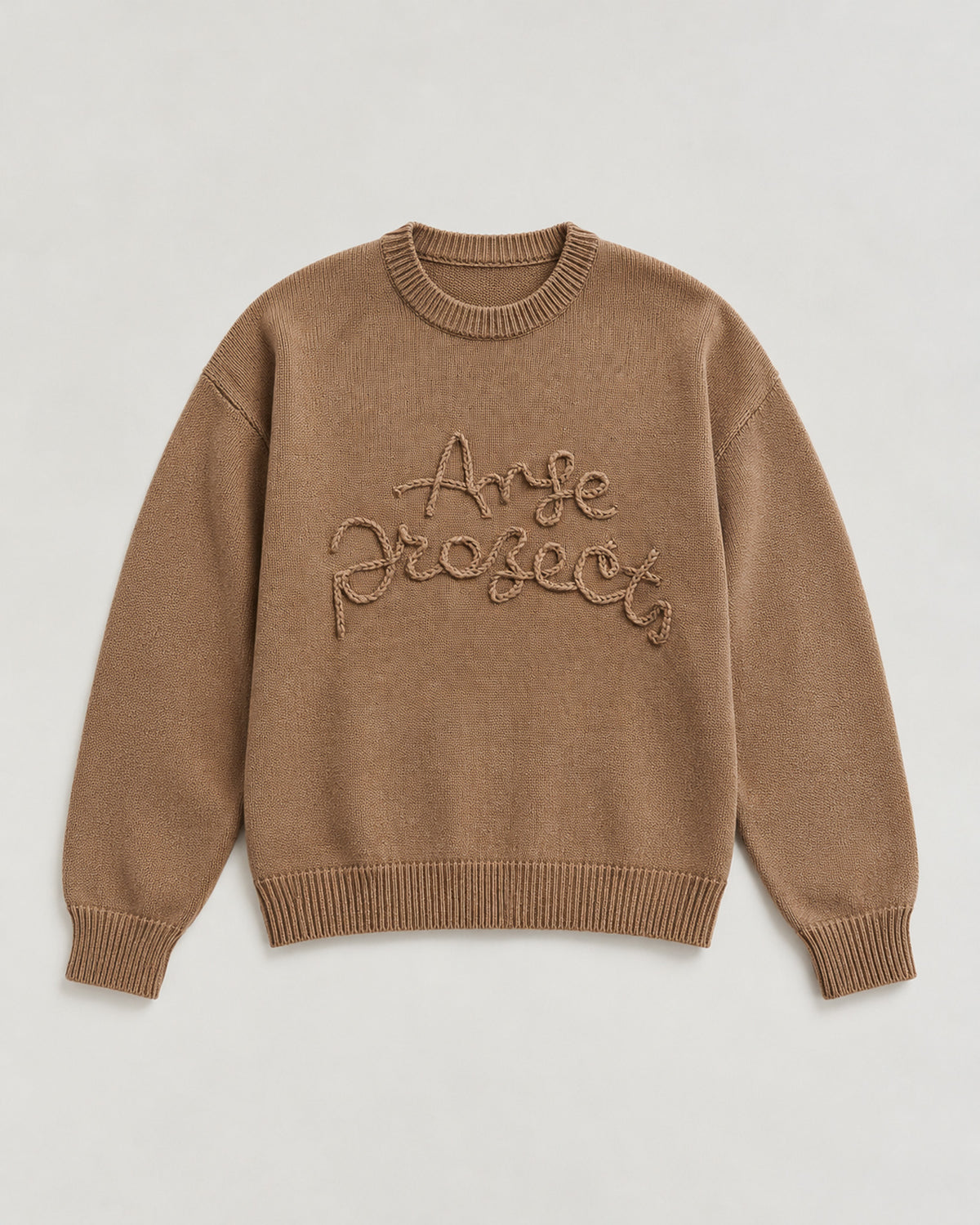 Rope Knit Sweater Brown