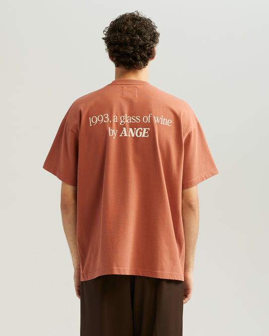 Glass Of Wine Tee Red