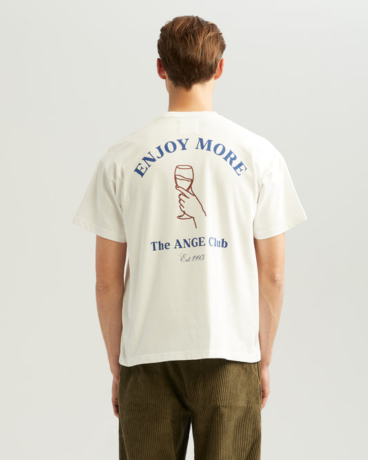 Enjoy More Tee White