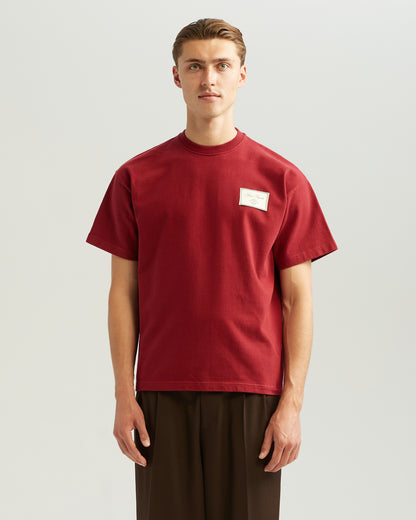 Label Tee Red