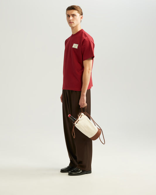 Label Tee Red