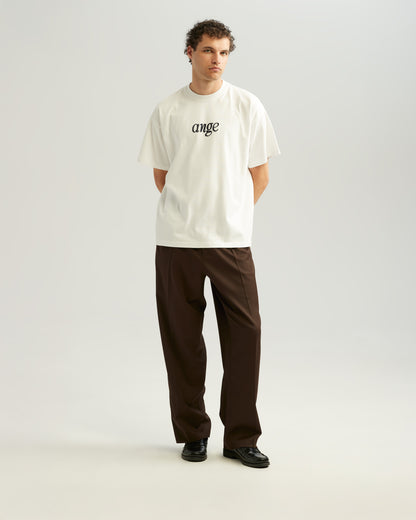 Logo Tee White
