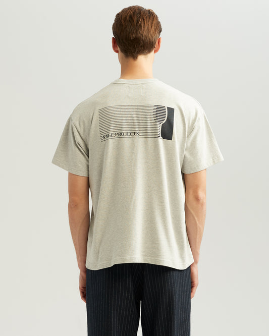 Retro Wine Tee Grey