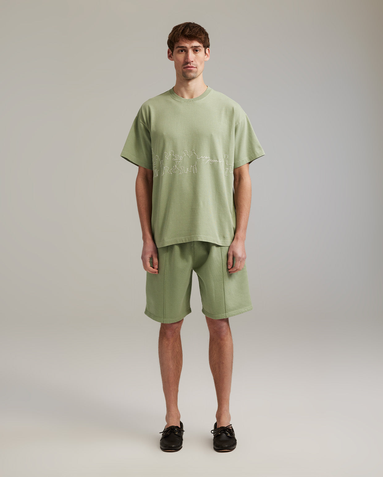 Datenight t-shirt chardonnay green