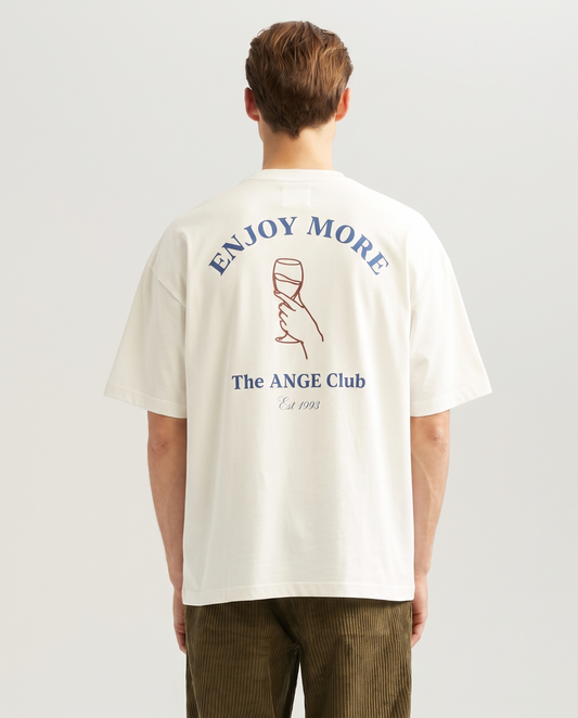 Enjoy More Tee White