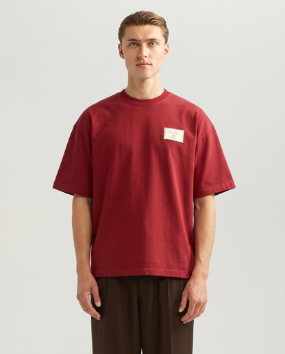 Label Tee Red