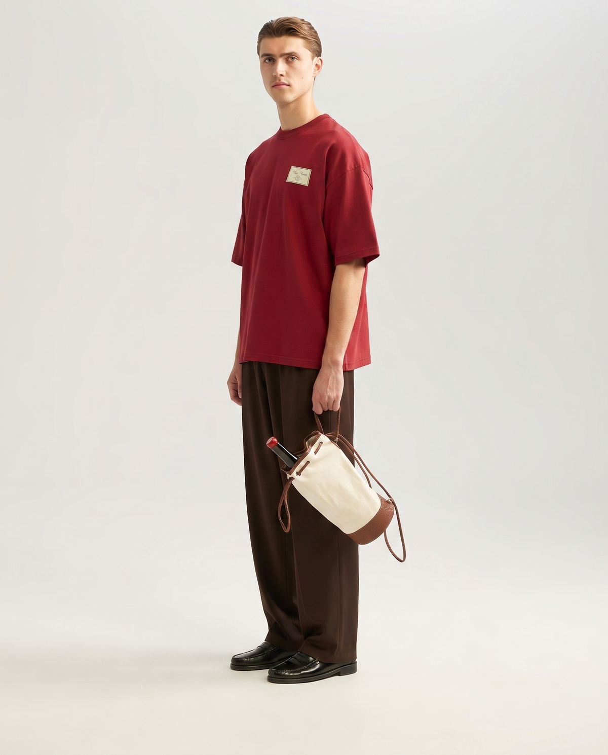 Label Tee Red