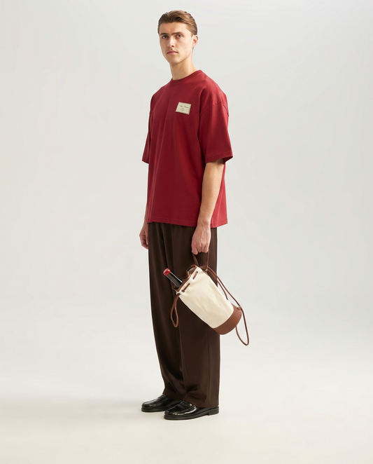 Label Tee Red