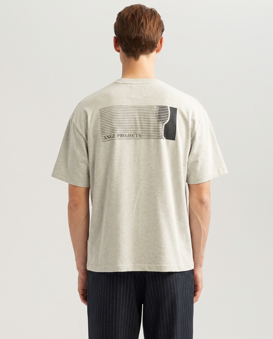 Retro Wine Tee Grey