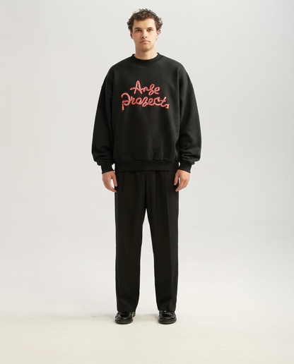 Rope Sweater Black